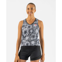 RABBIT - Women's - EZ Vee Tank - Black Floral